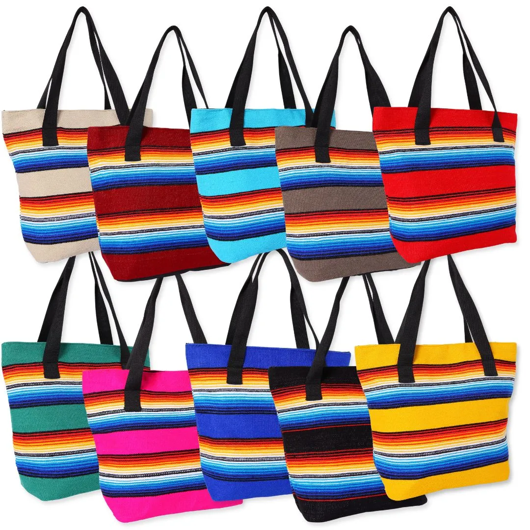 10 Colorful Serape Tote Bags! Only $13.25 ea.!