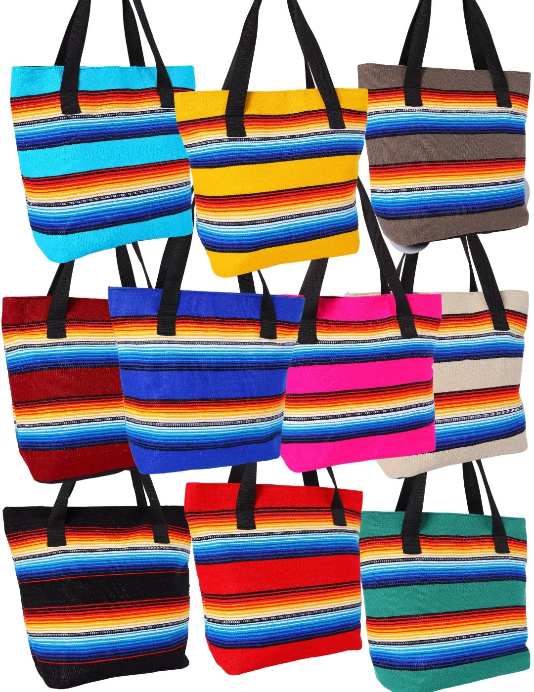 10 Colorful Serape Tote Bags! Only $13.25 ea.!