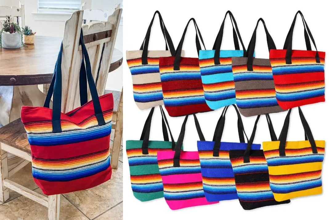 10 Colorful Serape Tote Bags! Only $13.25 ea.!