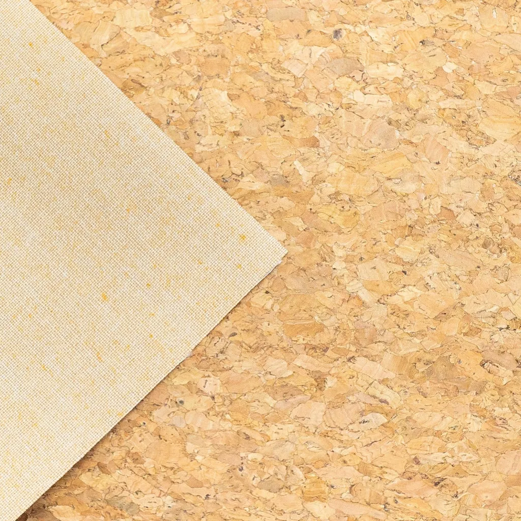 Agglomerate Natural cork fabric COF-323