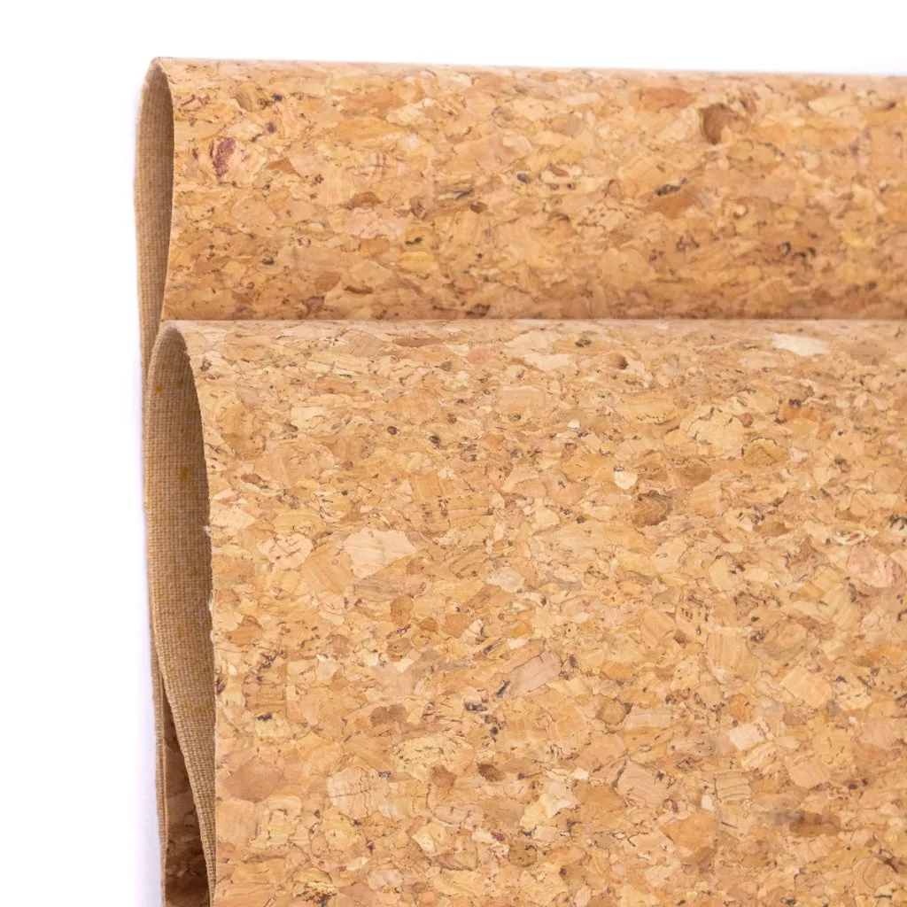 Agglomerate Natural cork fabric COF-323