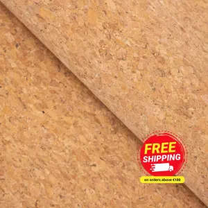 Agglomerate Natural cork fabric COF-323