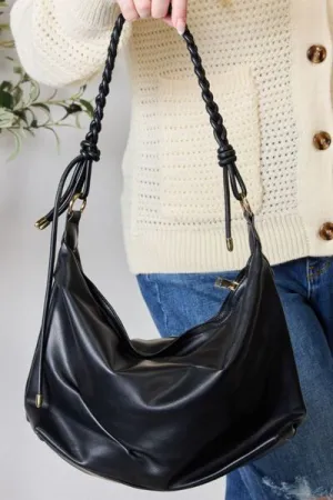 Ariana Braided Strap Shoulder Bag