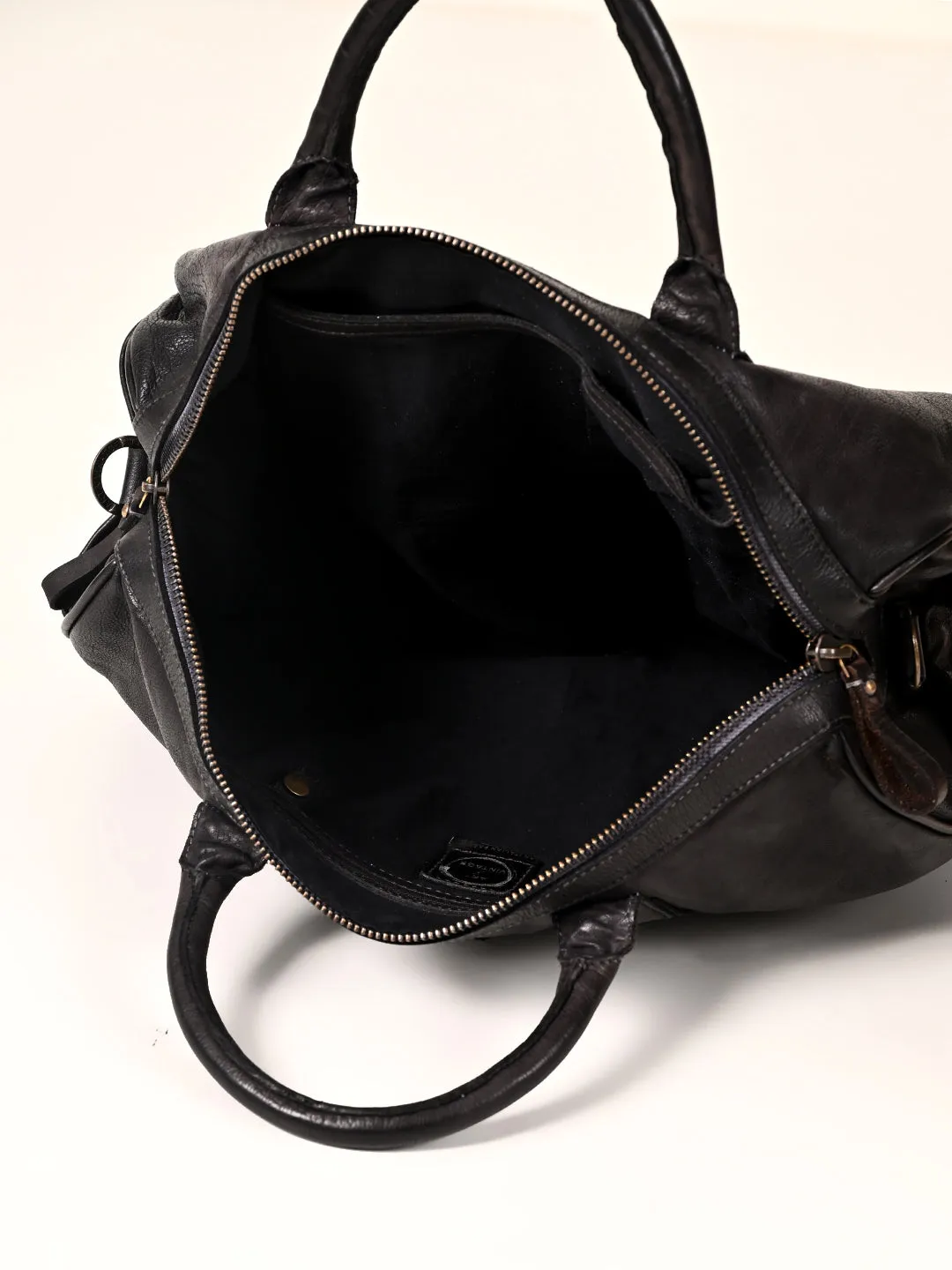 Art N Vintage Alexander: Real Leather Duffle Bag