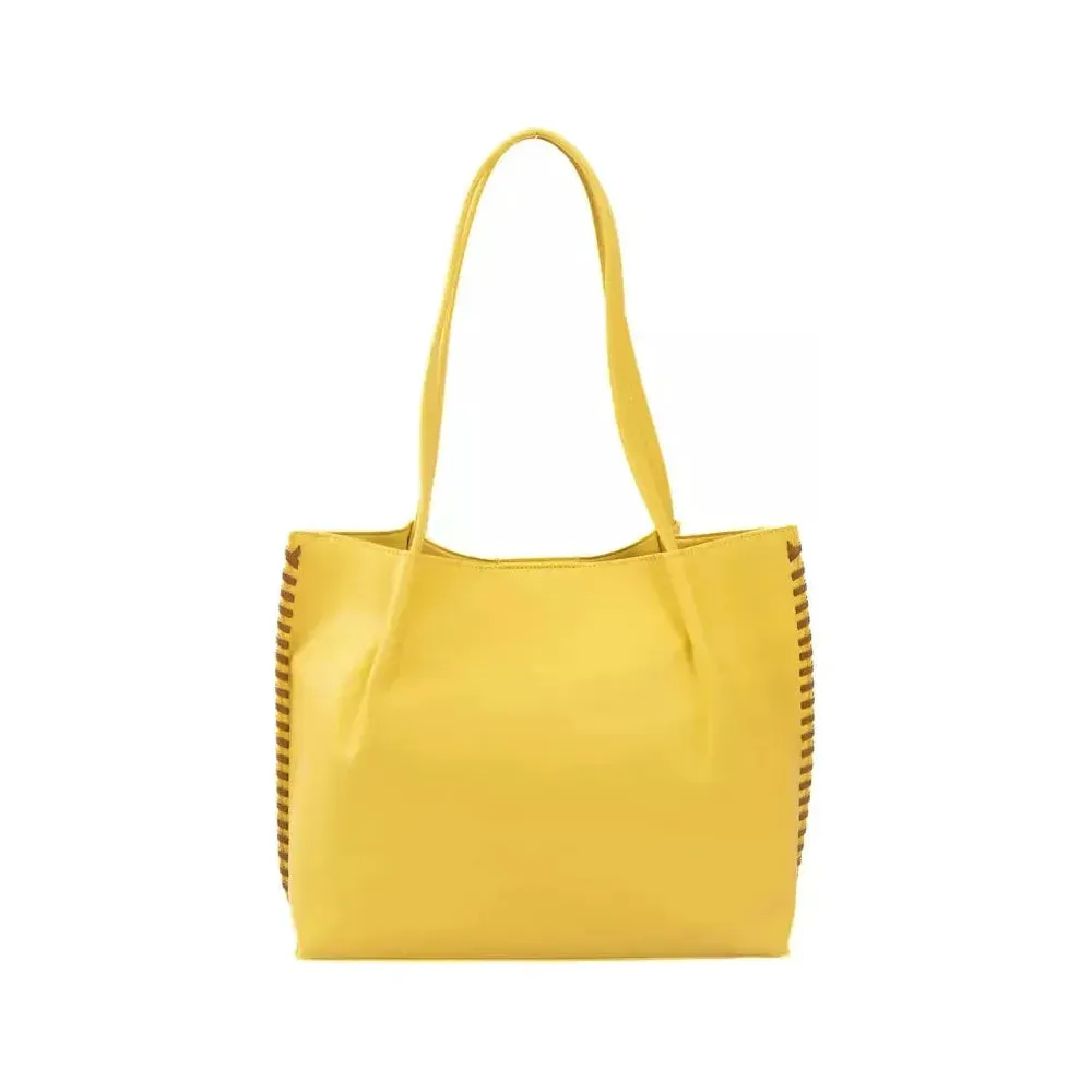 Baldinini Trend Yellow Polyurethane Women Handbag