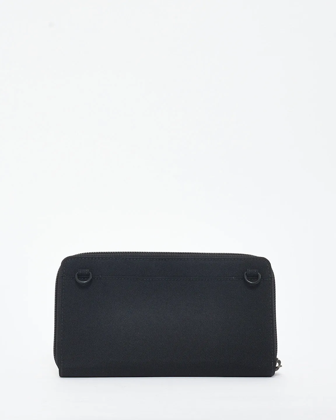 Balenciaga Black Logo Canvas Wallet Belt Bag