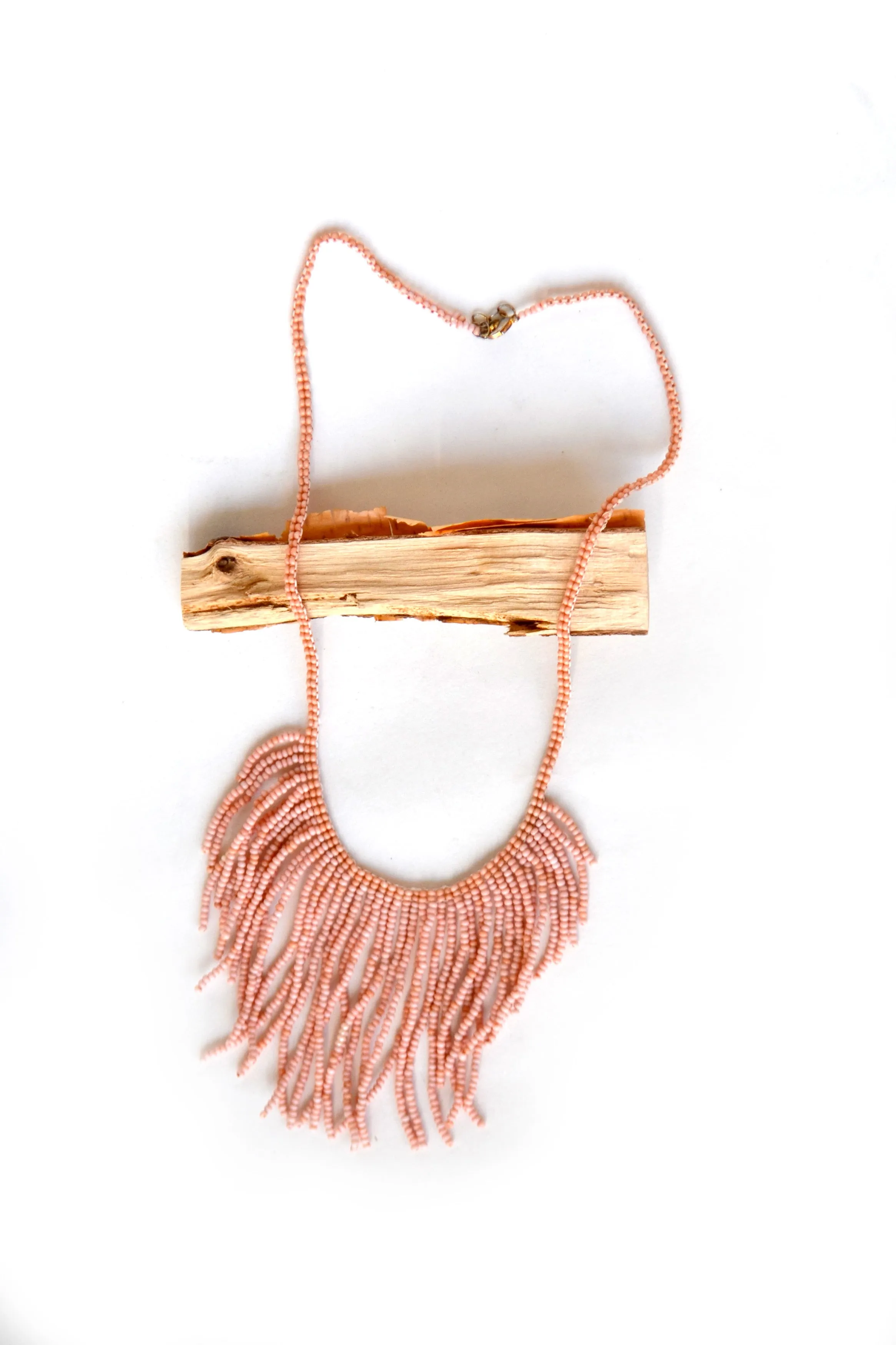 Beaded Fringe Necklace