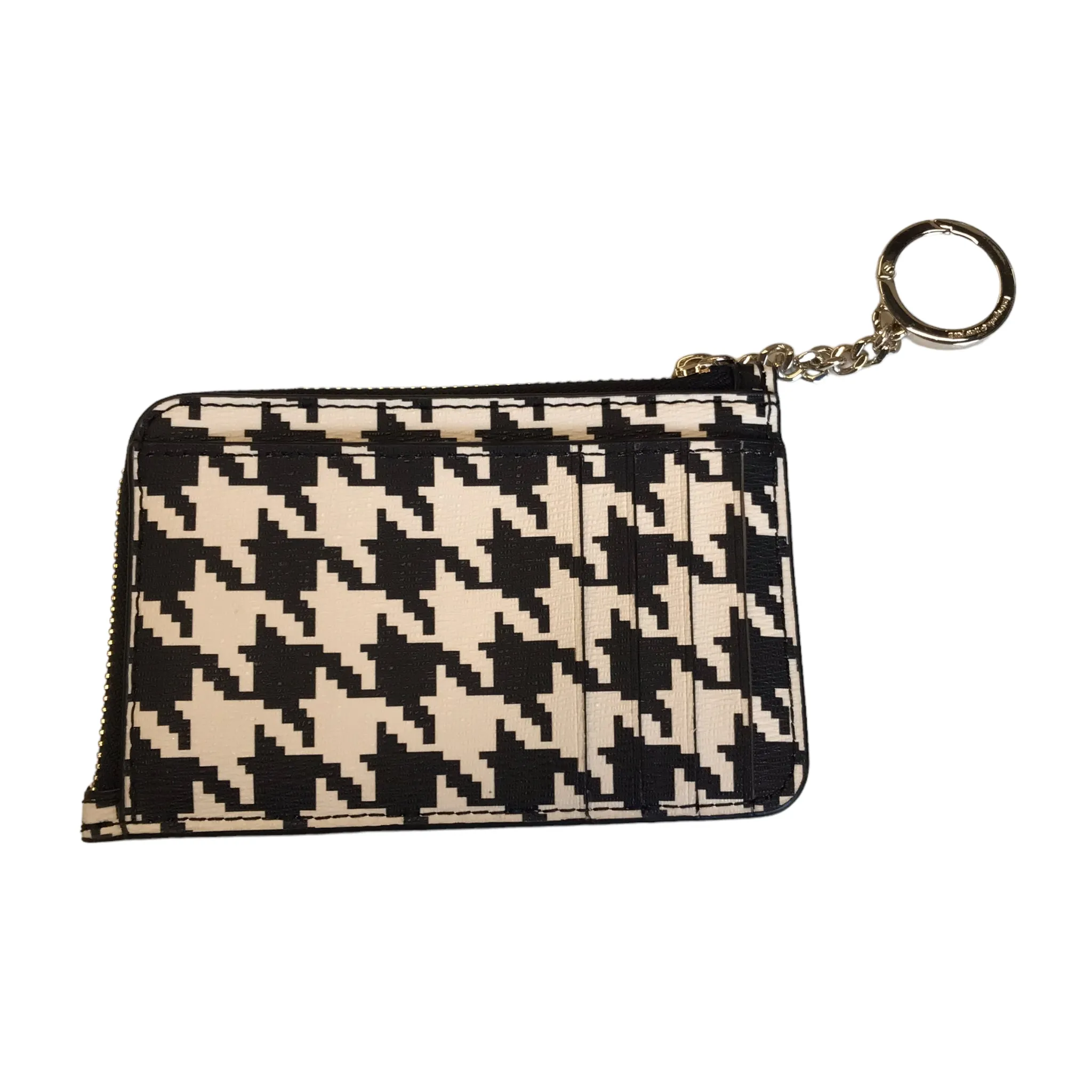 BLACK & WHITE WALLET DESIGNER by KATE SPADE Size:MEDIUM