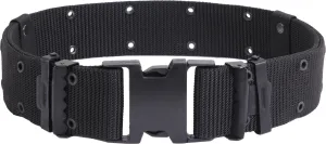 Black - Marine Corps Style Quick Release Pistol Belt