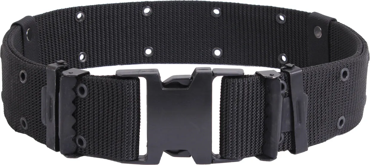 Black - Marine Corps Style Quick Release Pistol Belt