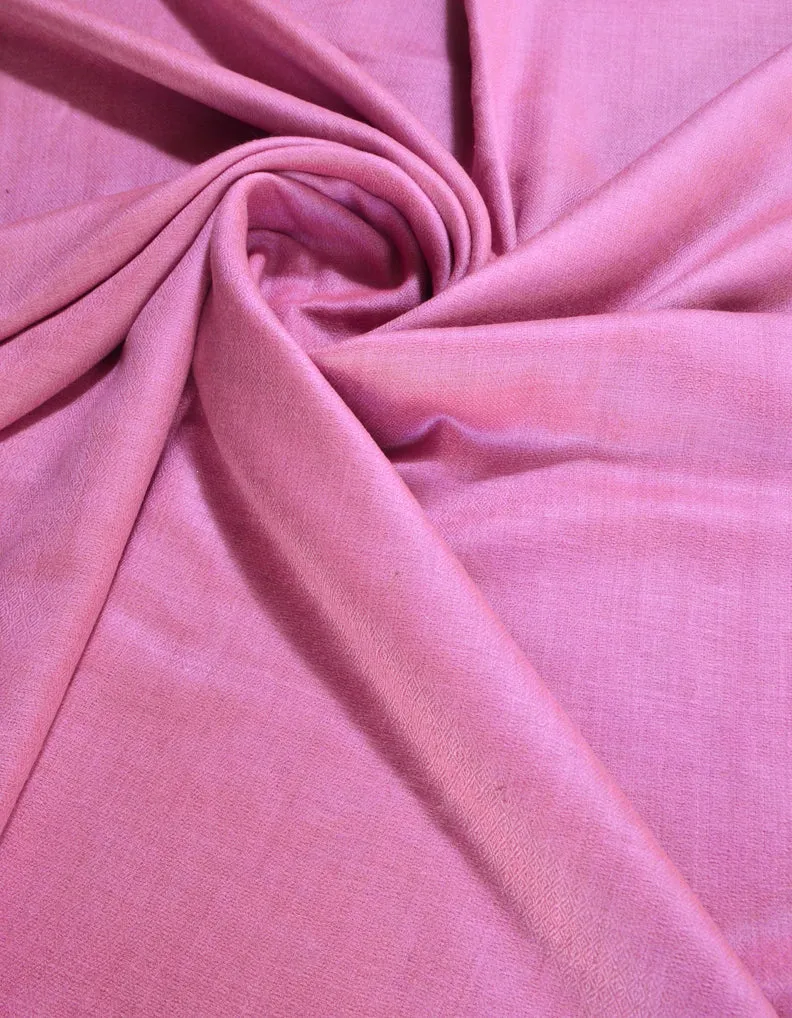 Blush Pink Plain Pashmina Shawl 5437