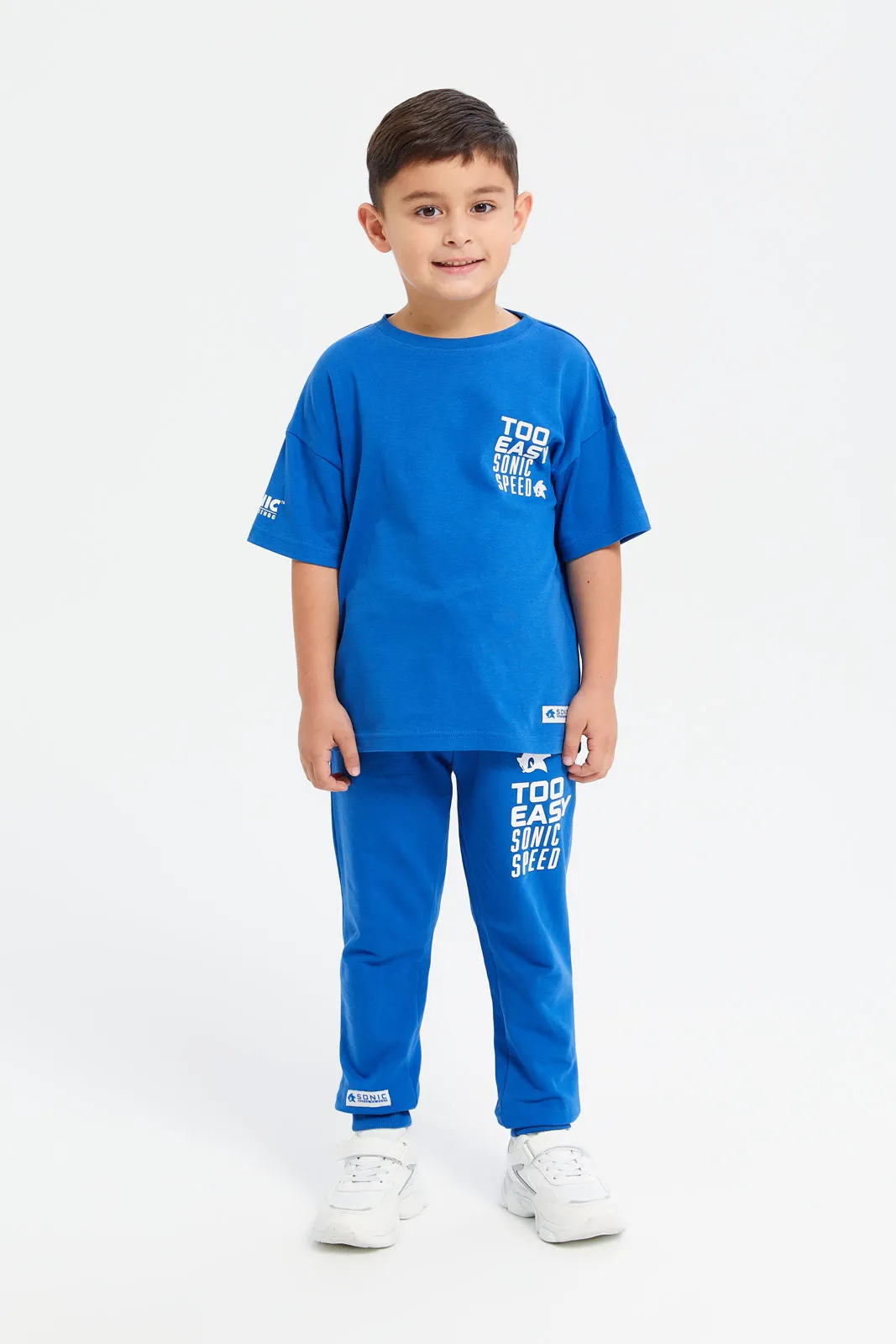 Boys Blue Sonic Jogger Pants