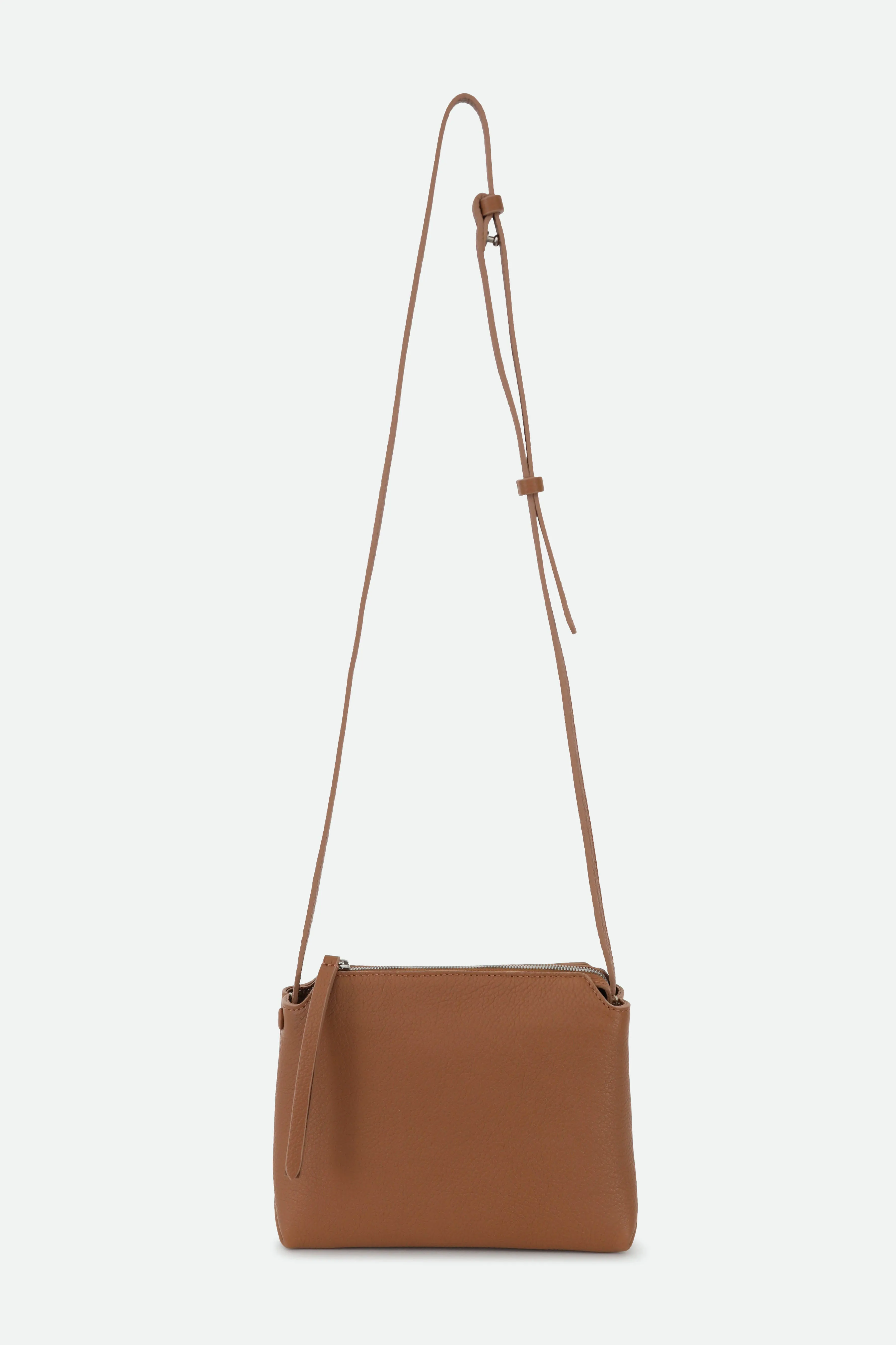 BRIDGET ITALIAN LEATHER CROSSBODY BAG IN NATURAL CUOIO