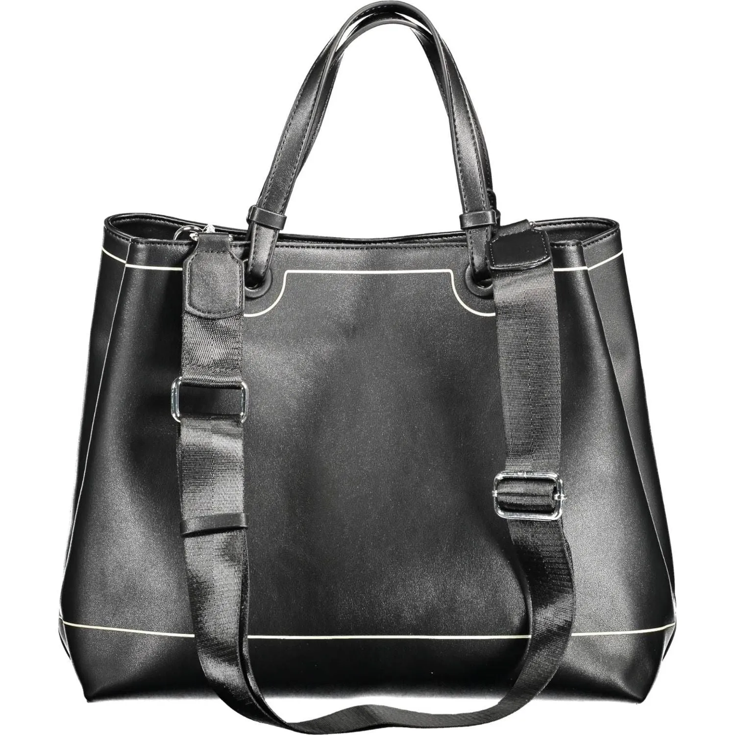 BYBLOS Black Polyethylene Women Handbag