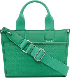 Calvin Klein Elements Top Zip Satchel, Green