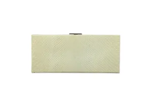 Calvin Klein - Mint Green and Blue Snakeskin Clutch