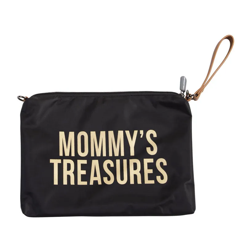 Childhome Mommy Clutch Black Gold