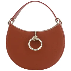 Chloé Sepia Brown Small Arlène Leather Shoulder Bag