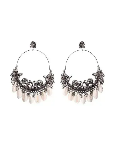 Combo Of 2 Trendy Diva Oxidised Danglers & Chandbalis