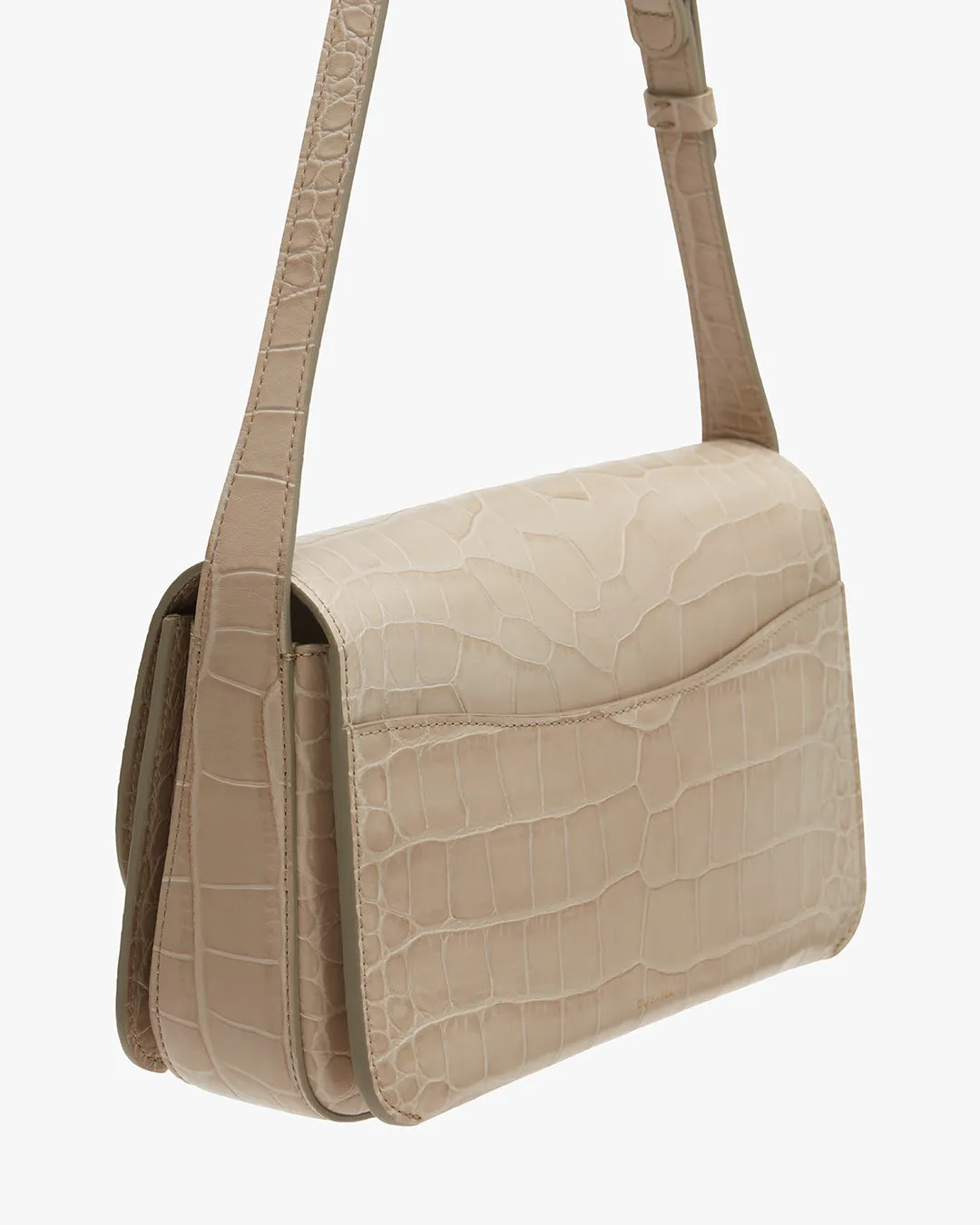 Concertina Shoulder Bag (Croco)