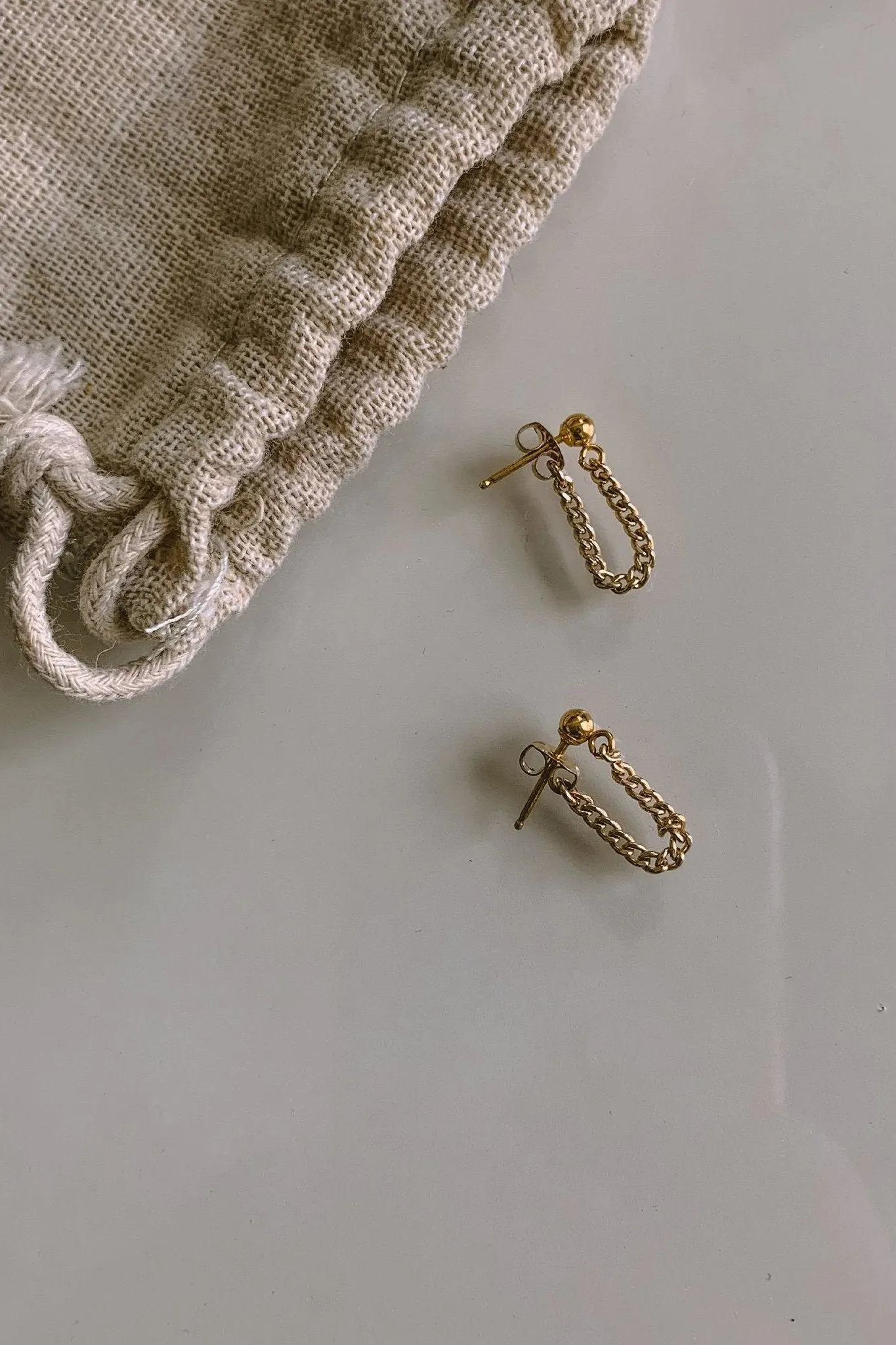 Curb Chain Earrings