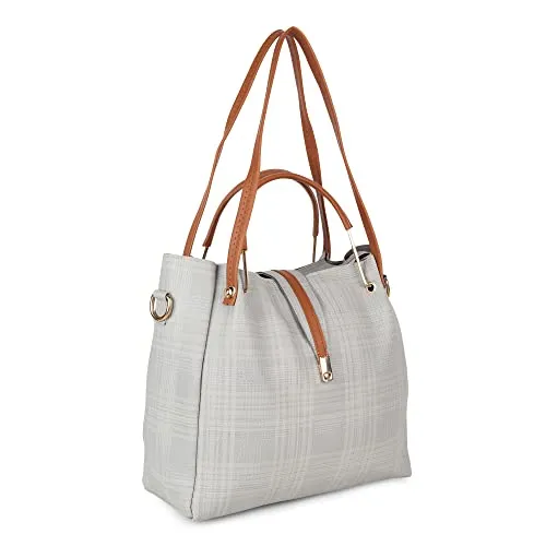 DANIEL CLARK Combo Handbags For Women (Grey) | Ladies Purse Handbag