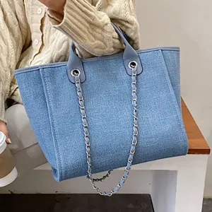 deanwangkt  Women's Casual Shoulder Bag Tote Designer Female Bag New Chain Messenger Bags Canvas Leisure Handbags Women's Bag  Trend