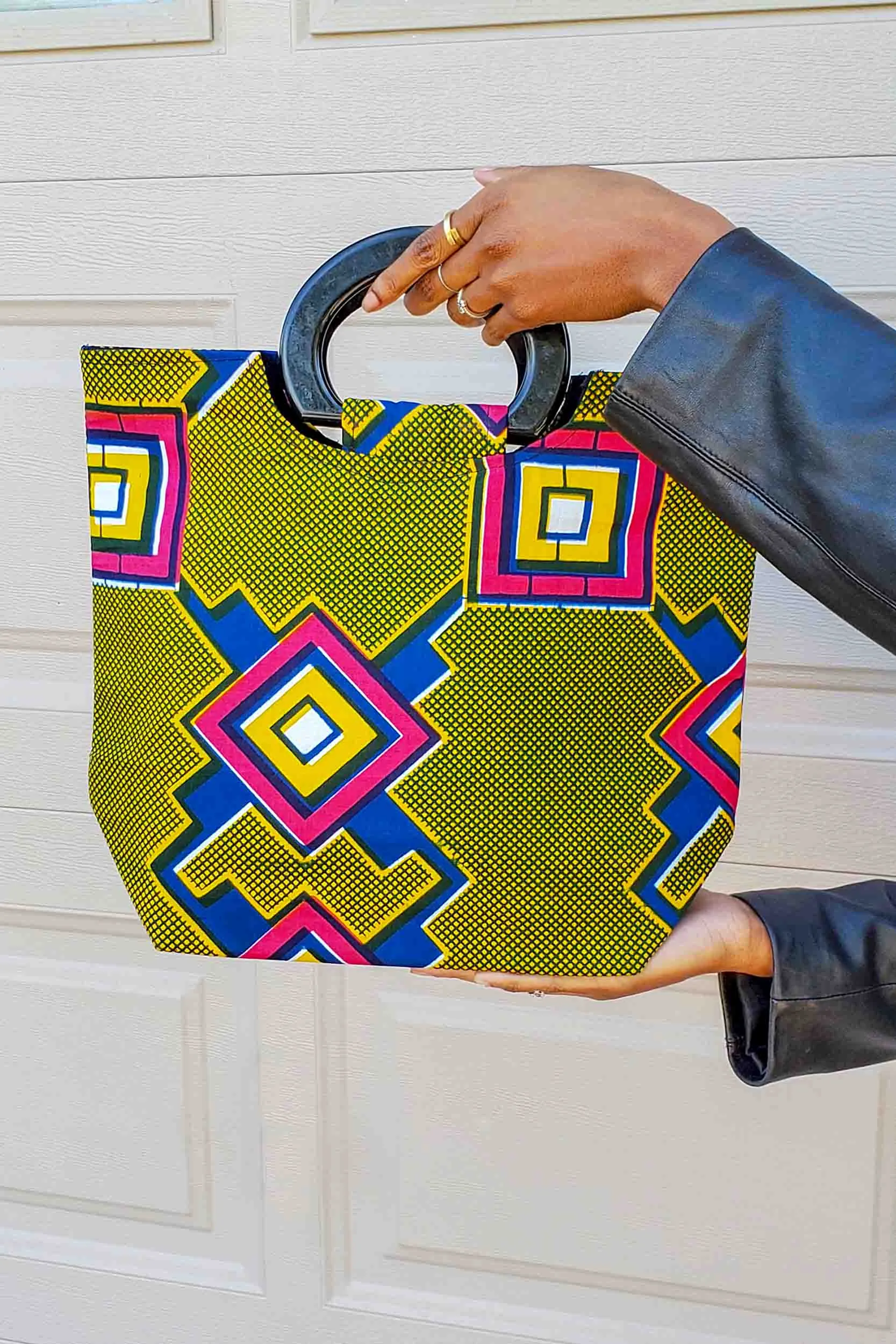 Deria African Print Tote Bag