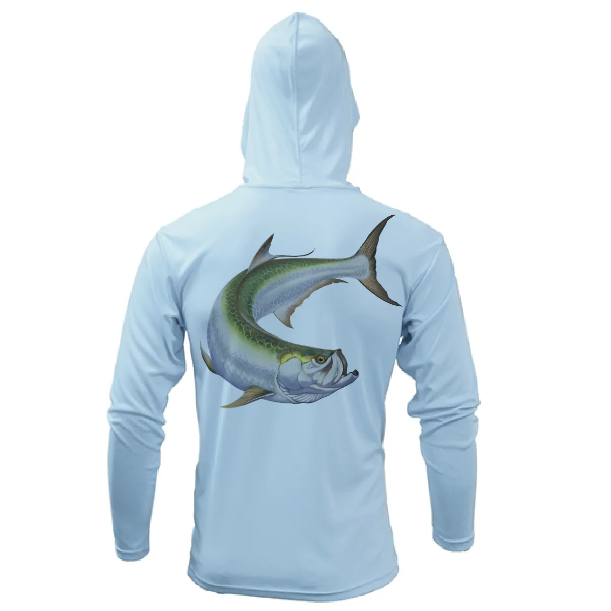 Dunedin, FL Action Tarpon Long Sleeve UPF 50  Dry-Fit Hoodie