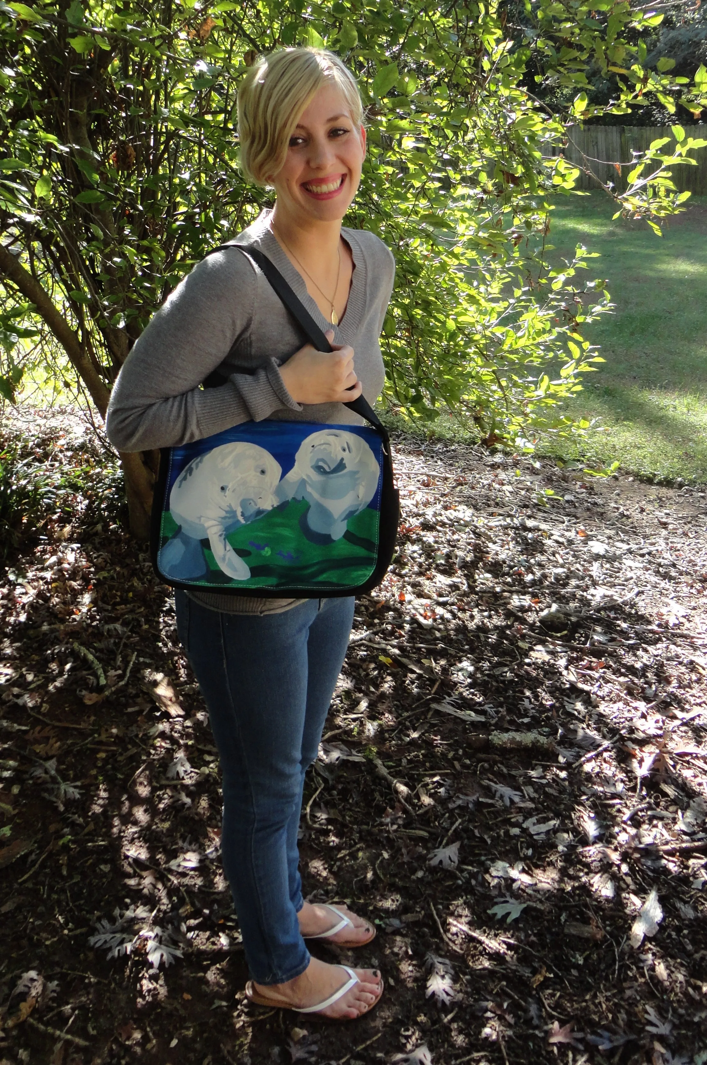 Elephant Canvas Safari Style Messenger Bag - Gentle Giants