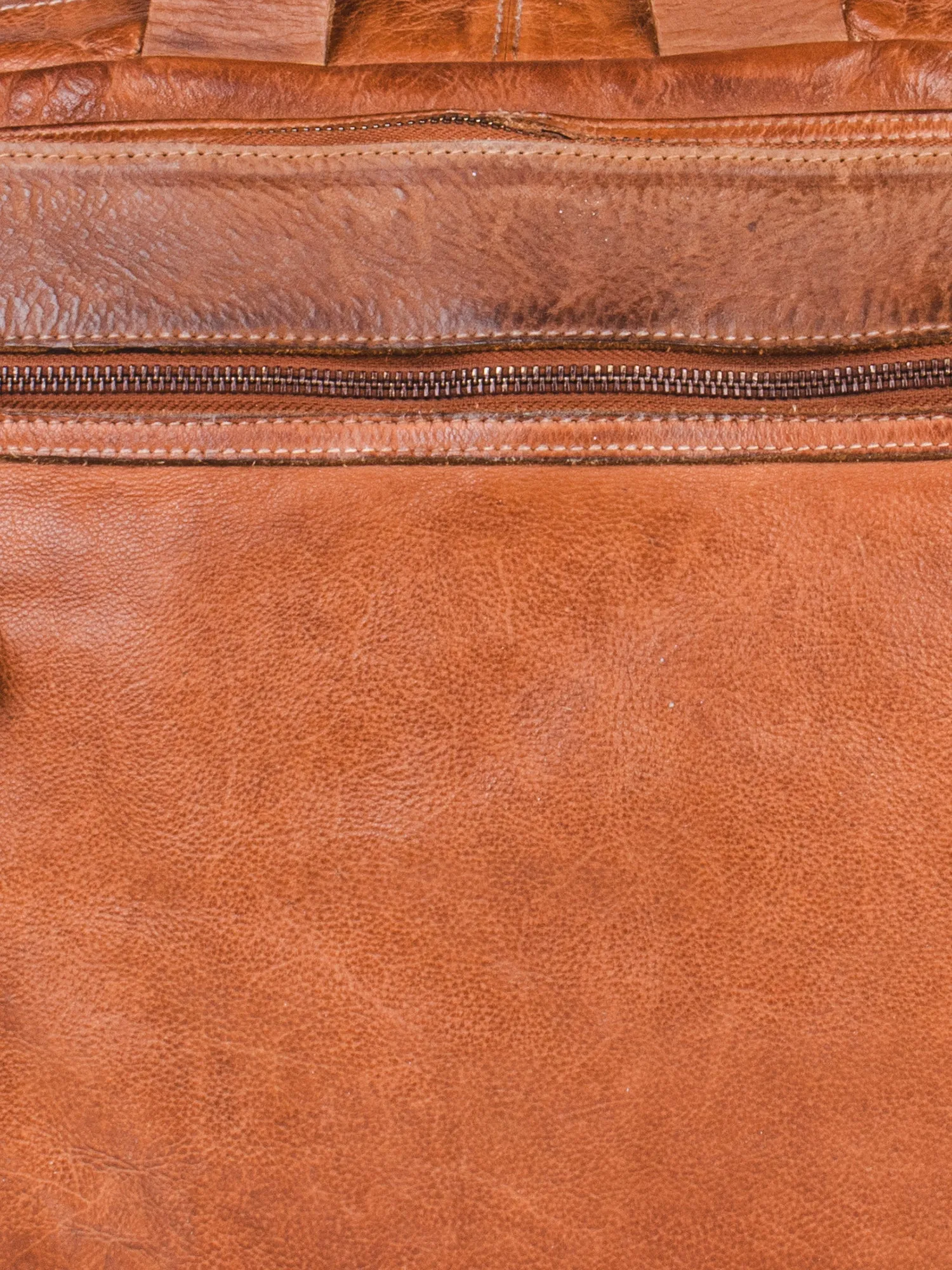 Enfield: Cognac Vintage Leather Men's Laptop Bag