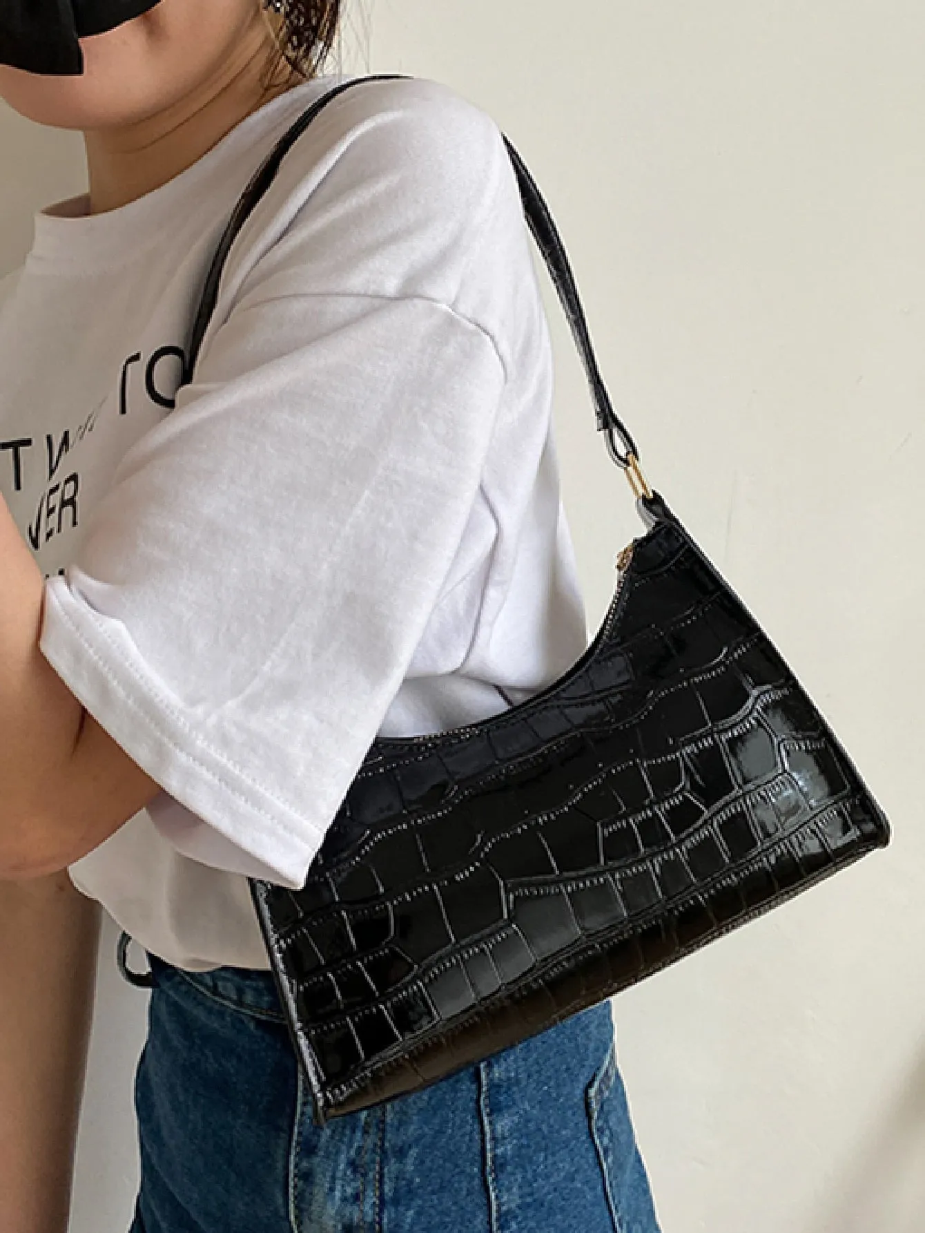 Exquisite Crocodile Women Handbag