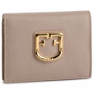 Furla Leather Wallet Beige