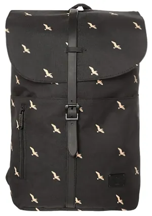 Golden Raven Festival Backpack in Black