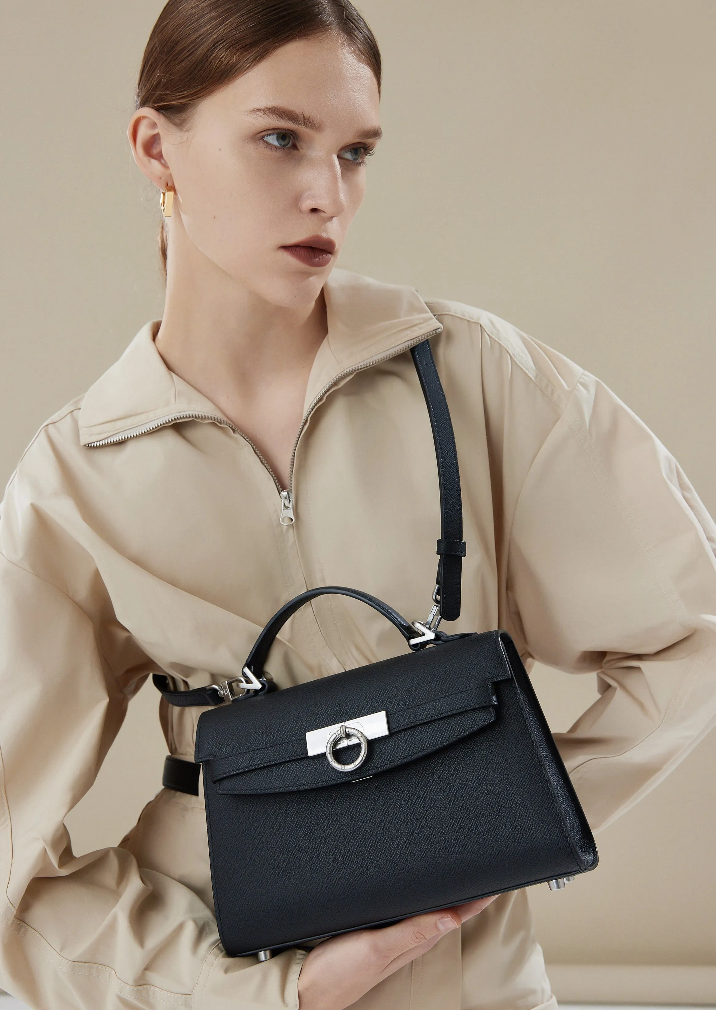 Grace Top Handle Bag - Epsom