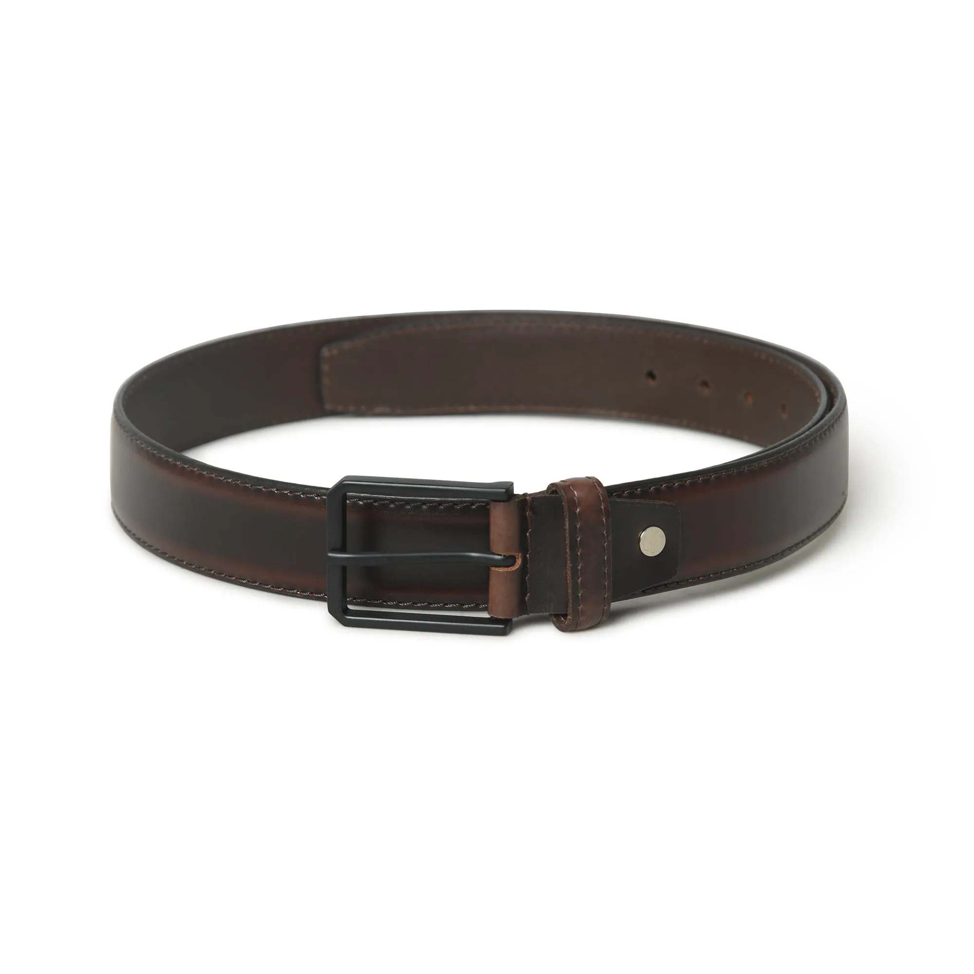 Hickory Brown Leather Belt