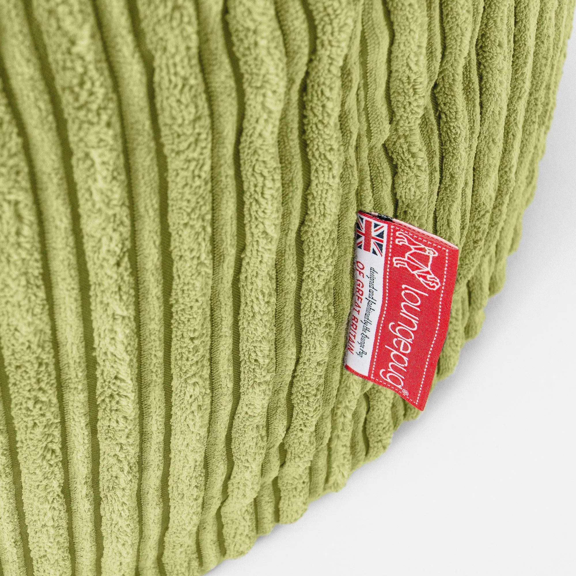 Huge Bean Bag Sofa - Cord Lime Green