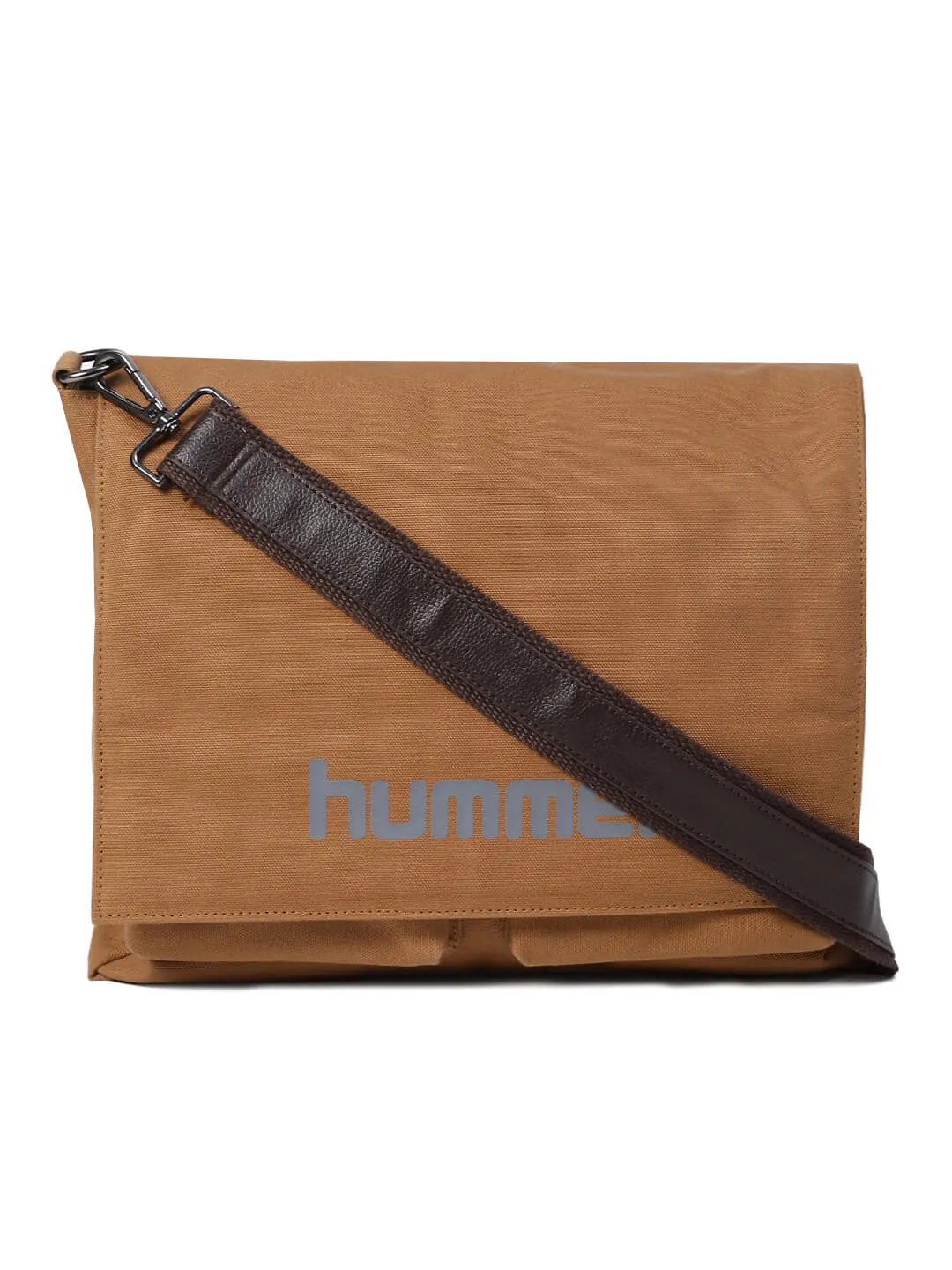 Hummel Canvas Messenger Brown Sling Bag