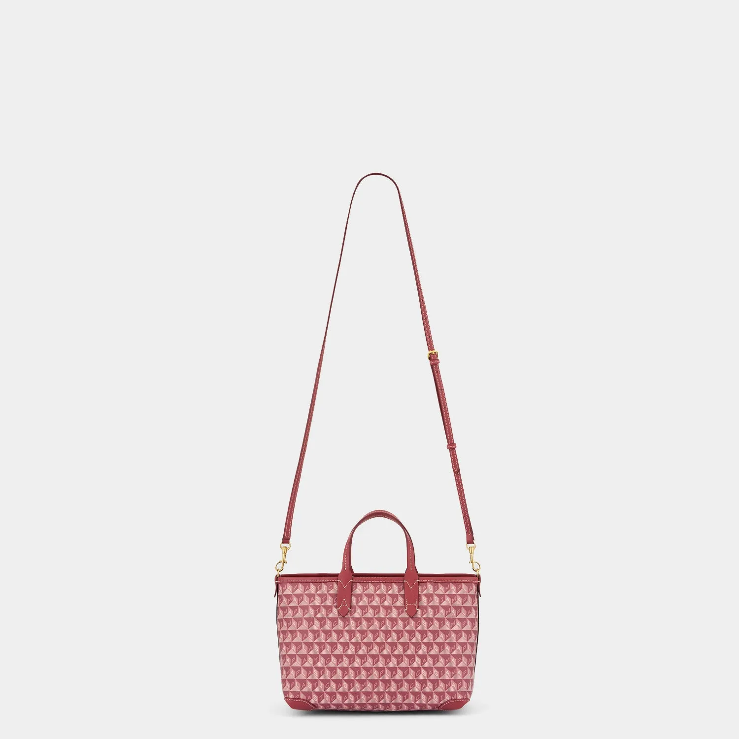 I Am A Plastic Bag Motif XS Zipped Cross-body Tote