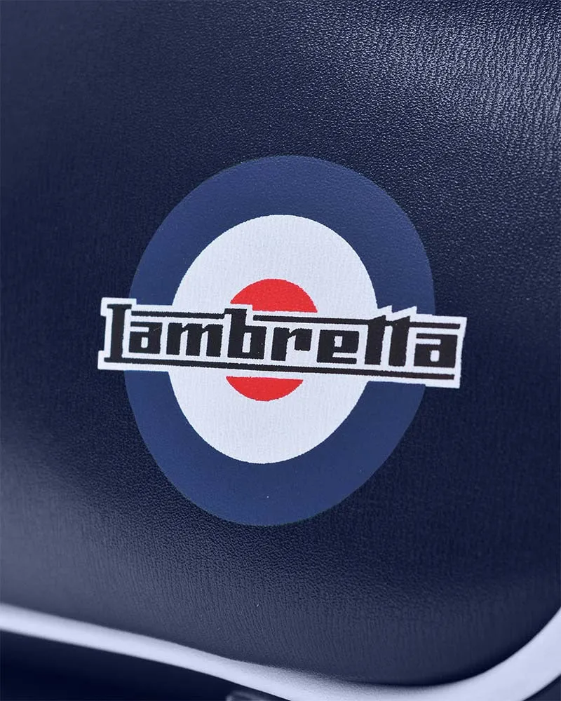 Lambretta Men's T20074 Retro Flight Bag Navy White