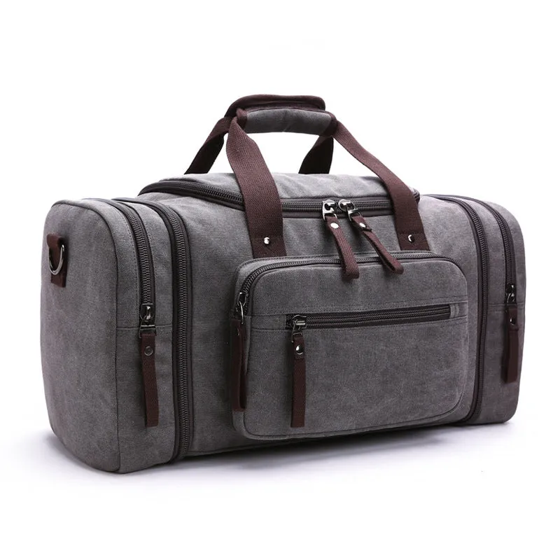 Male Trendy Durable Large Capacity Travel Handbags