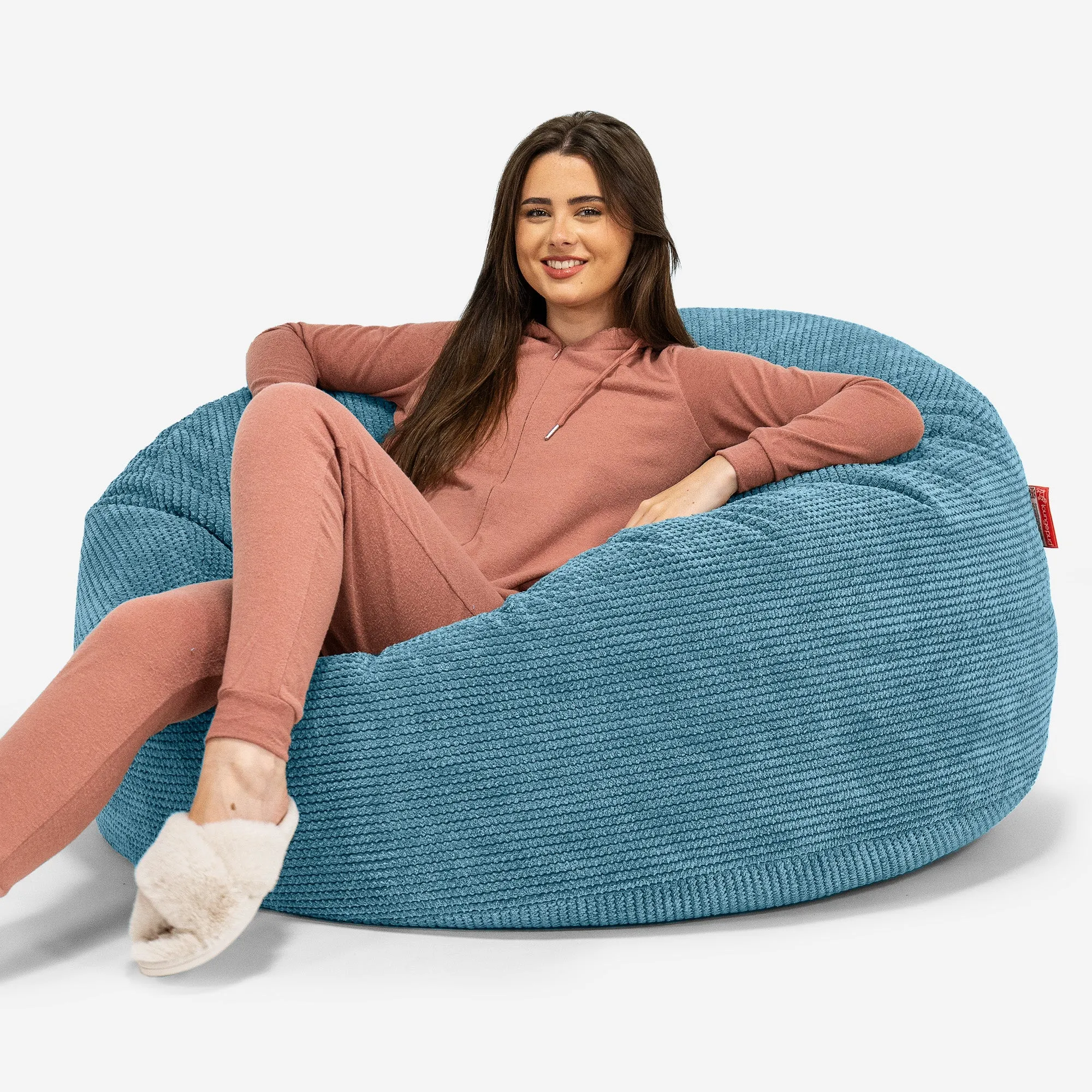 Mammoth Bean Bag Sofa - Pom Pom Aegean Blue