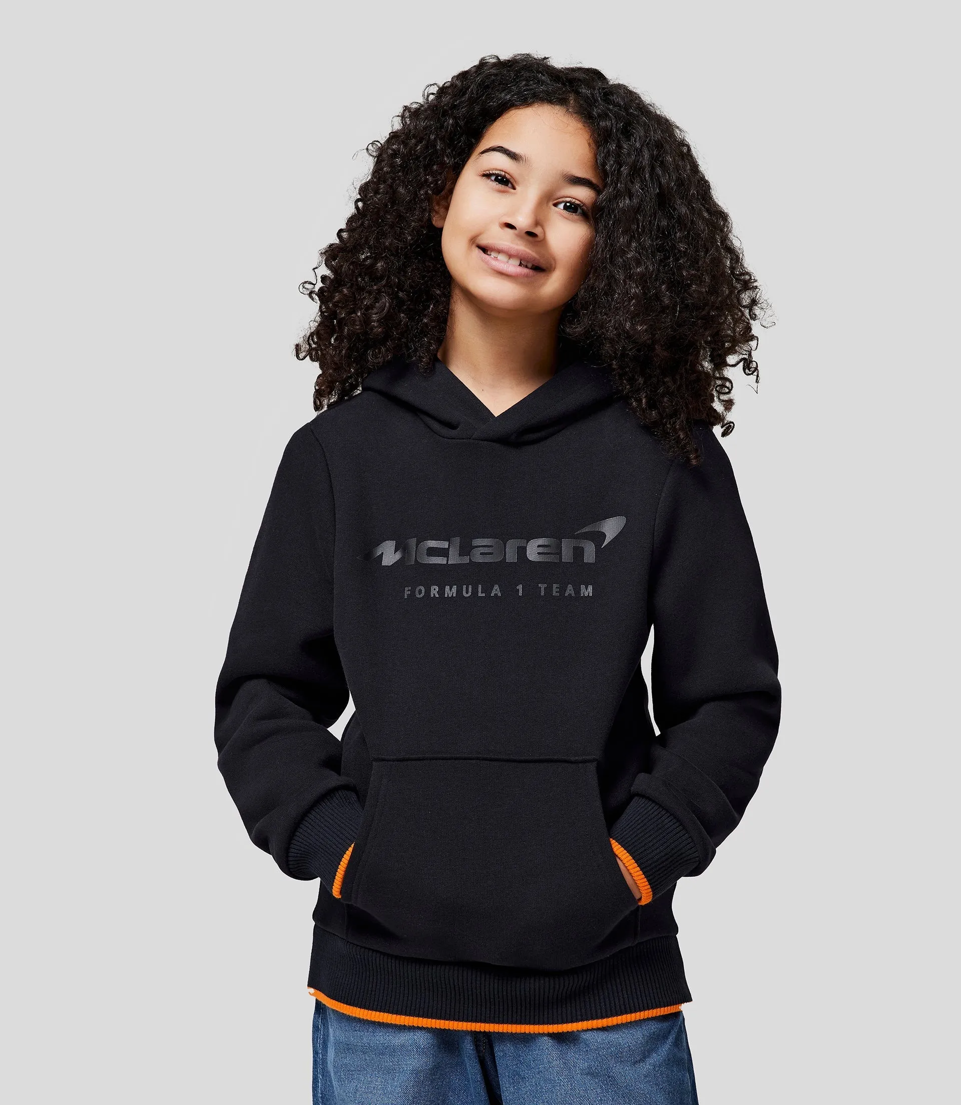 McLaren 2024 Junior Core Essentials Hoodie - ANTHRACITE