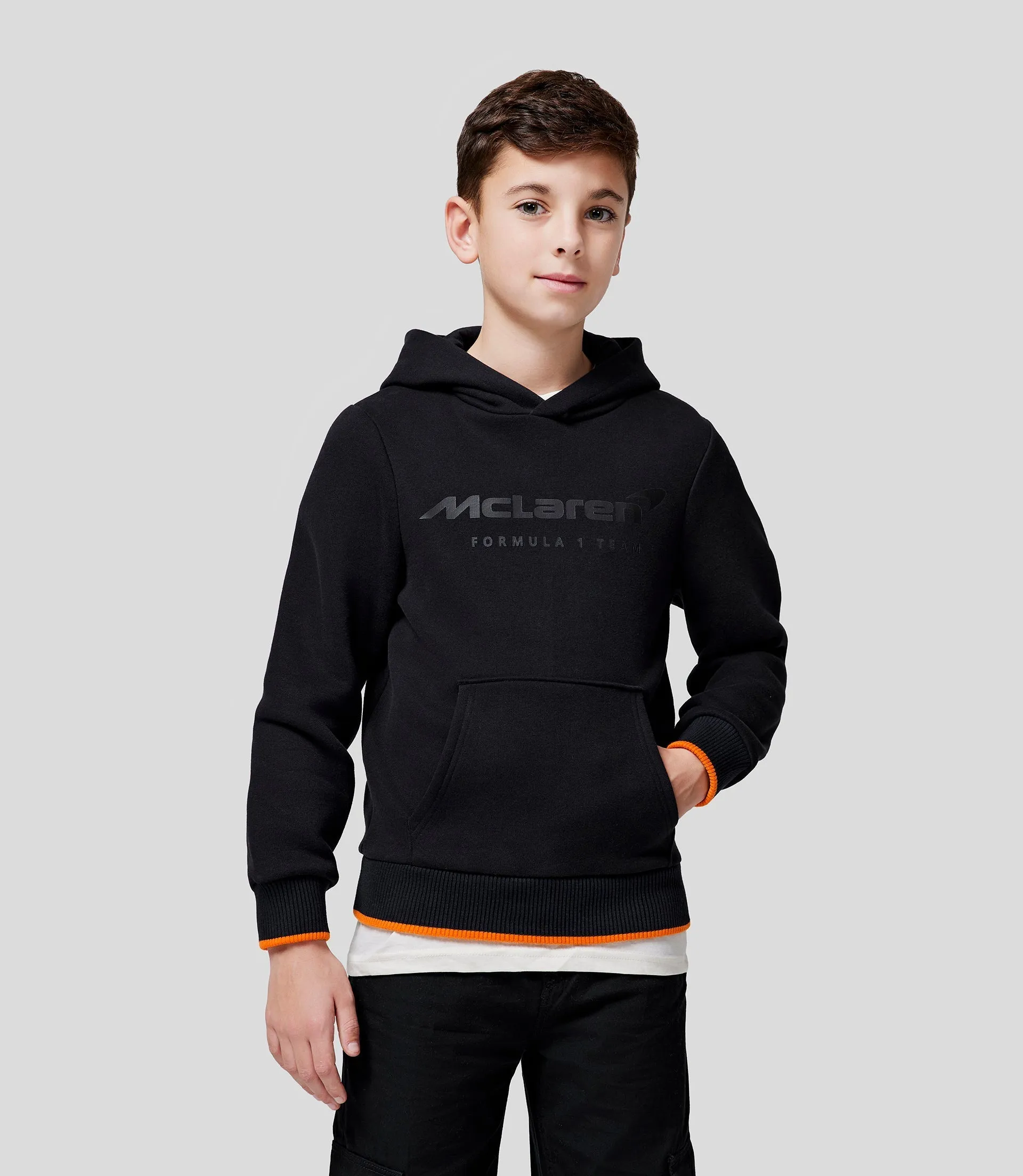 McLaren 2024 Junior Core Essentials Hoodie - ANTHRACITE