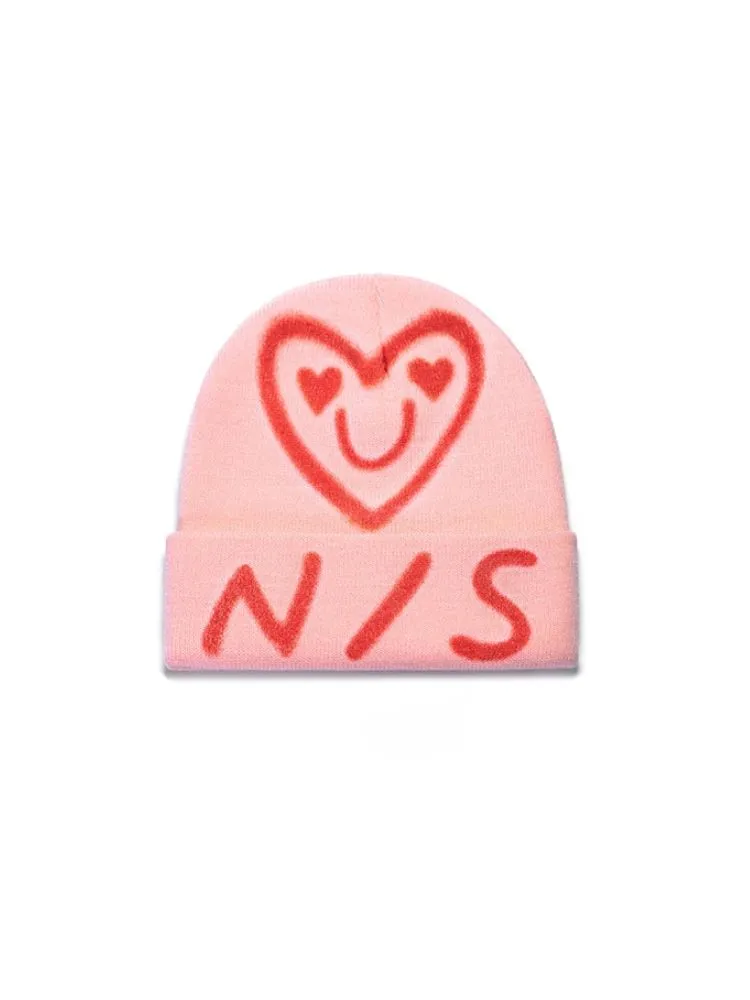 NIS Winter Heart Shaped Knitted Beanie