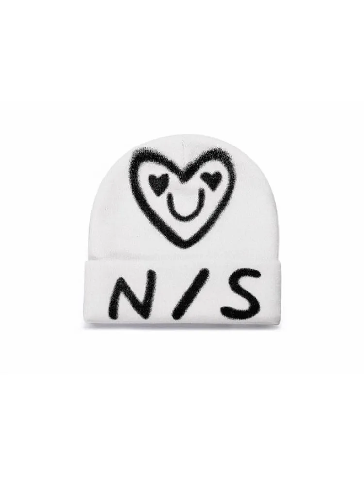 NIS Winter Heart Shaped Knitted Beanie