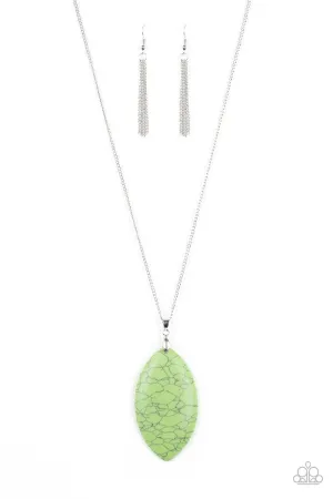 Paparazzi Santa Fe Simplicity - Green Necklace