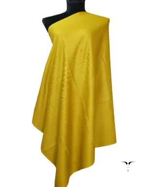 Plain Pashmina Shawl In Shade-139 Yellow