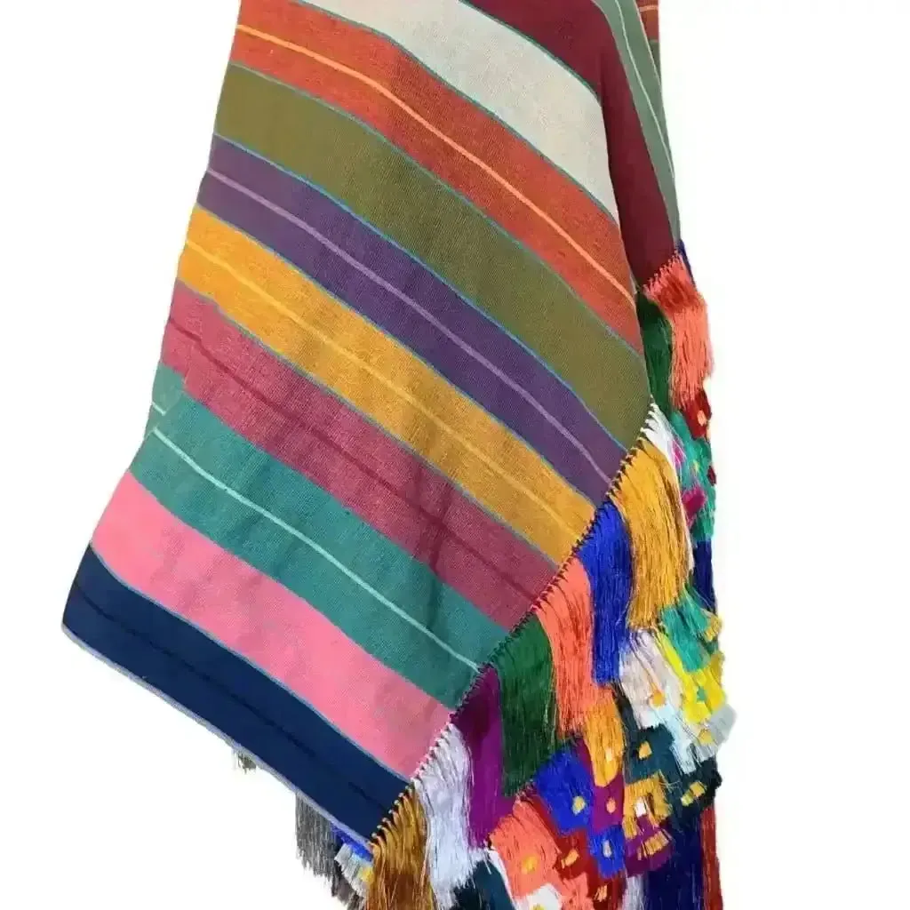 Purepecha rebozo with fringe