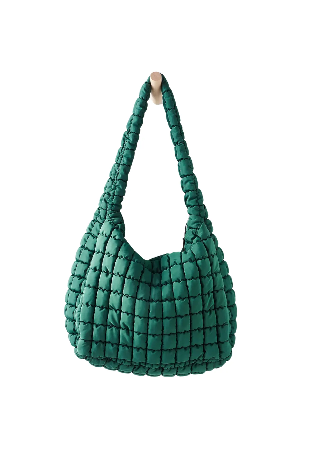 Quilted Bag, Fuji Jade